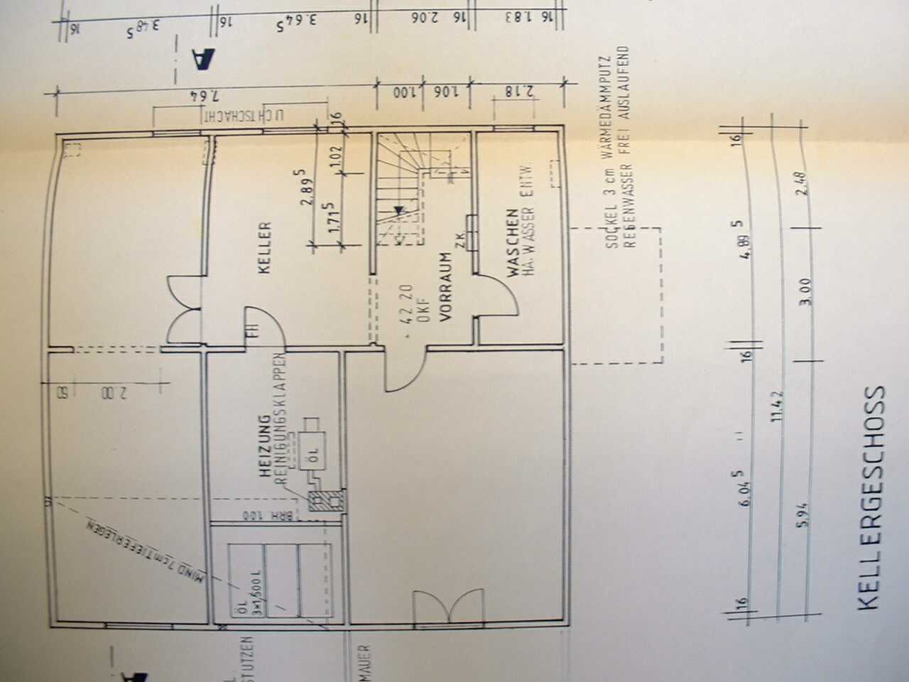 Grundriss Keller Grundriss Keller